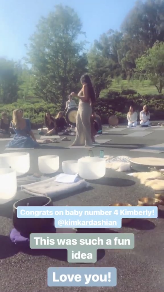 Kim Kardashian CBD Meditation Baby Shower Photos April 2019