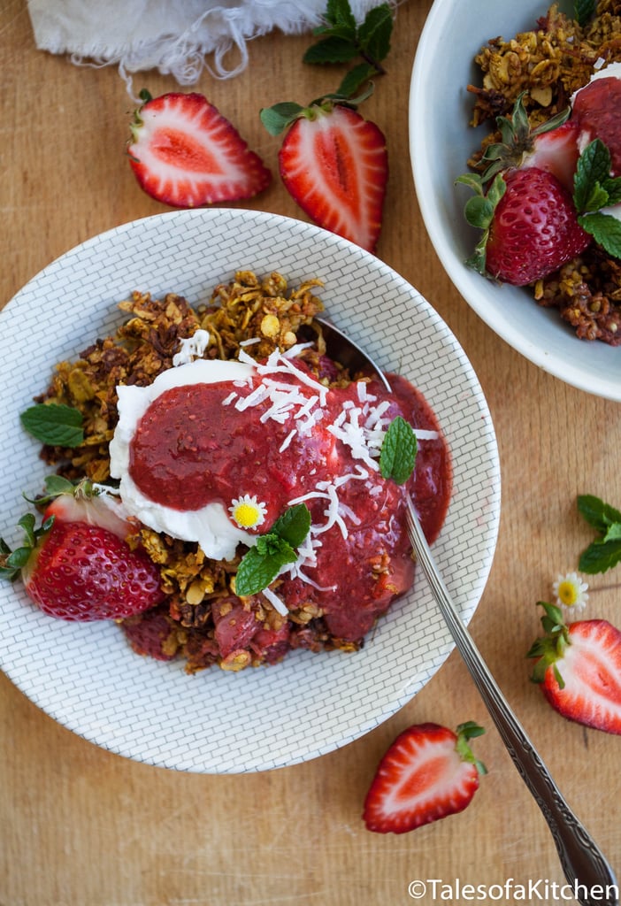 Oat and Hemp Strawberry Crumble