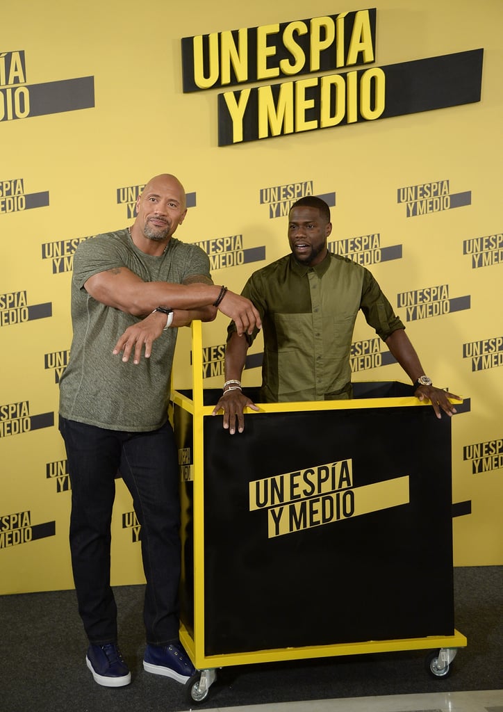 Dwayne Johnson at Central Intelligence Photocall in Madrid