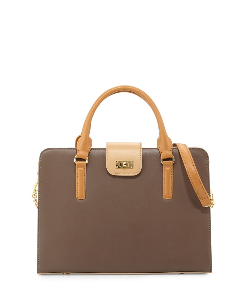 Charles Jourdan Leather Tote Bag