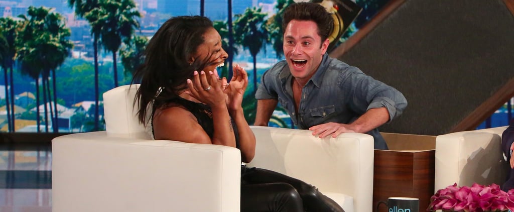 Simone Biles Gets Scared on The Ellen DeGeneres Show 2017