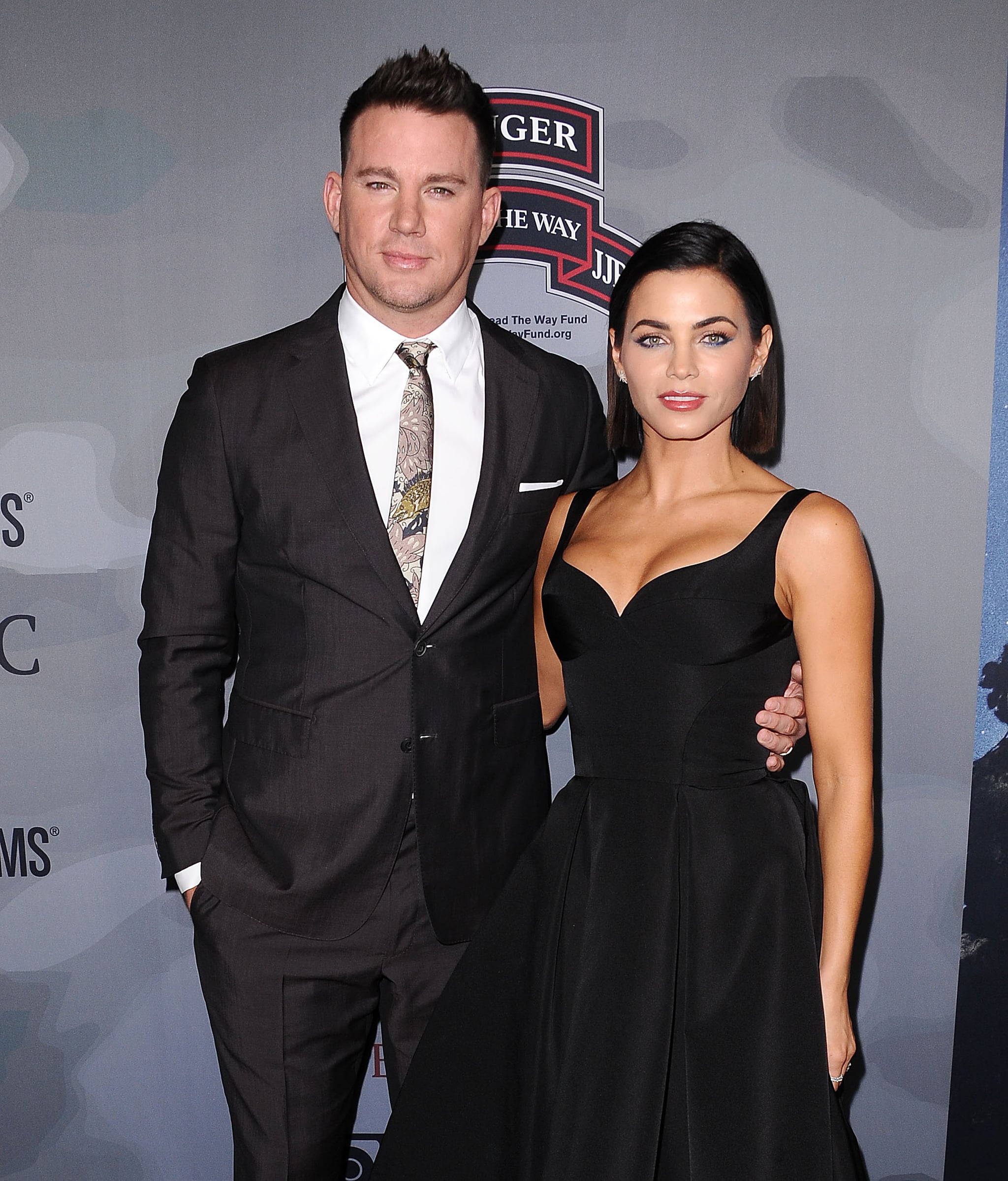 LOS ANGELES, CA - NOVEMBER 06:  Channing Tatum and Jenna Dewan Tatum attend the premiere of 