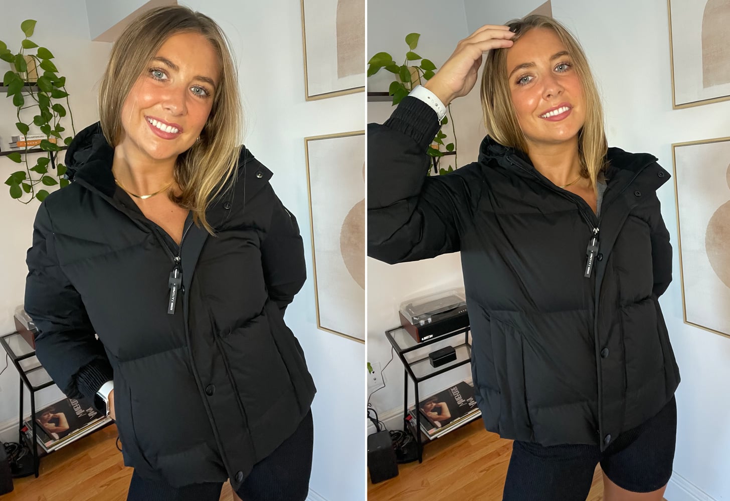 woman wearing Triple F.A.T. Goose's Ophio Women's Puffer Down Jacket