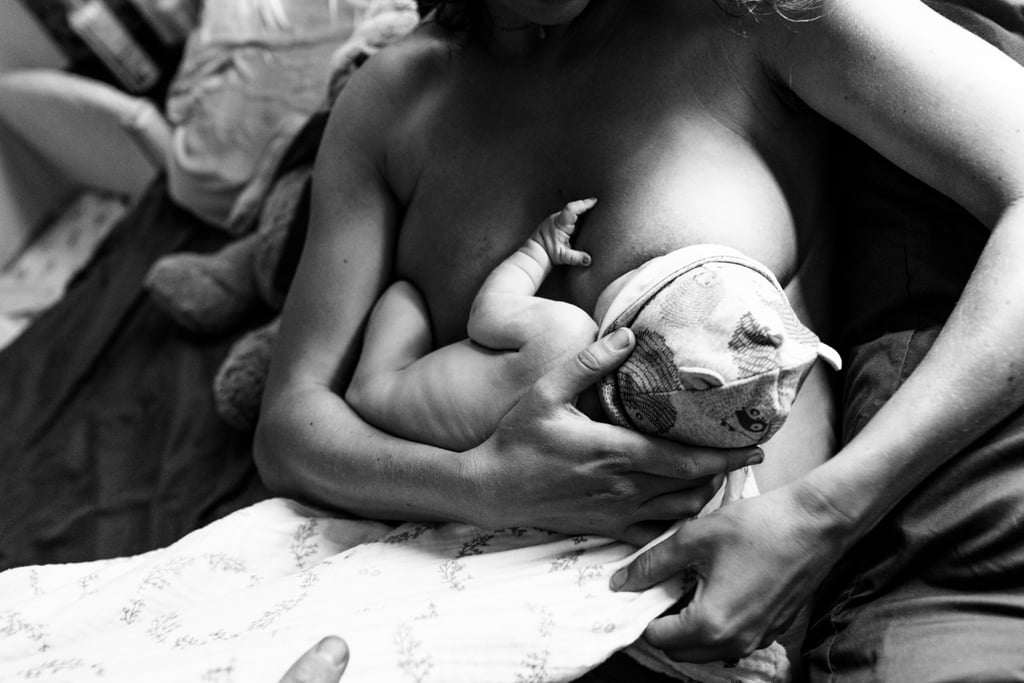Photos of Moms Breastfeeding For the First Time