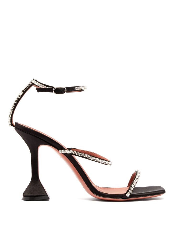 amina muaddi shoes with bow