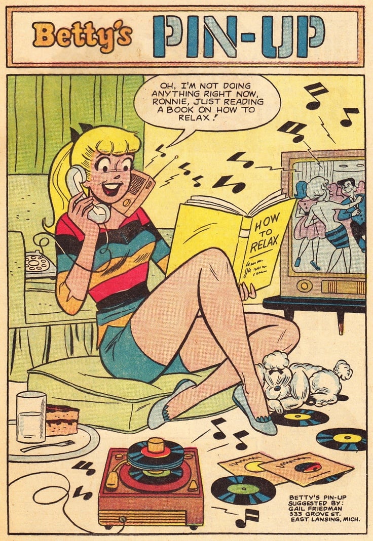 Betty in the comics