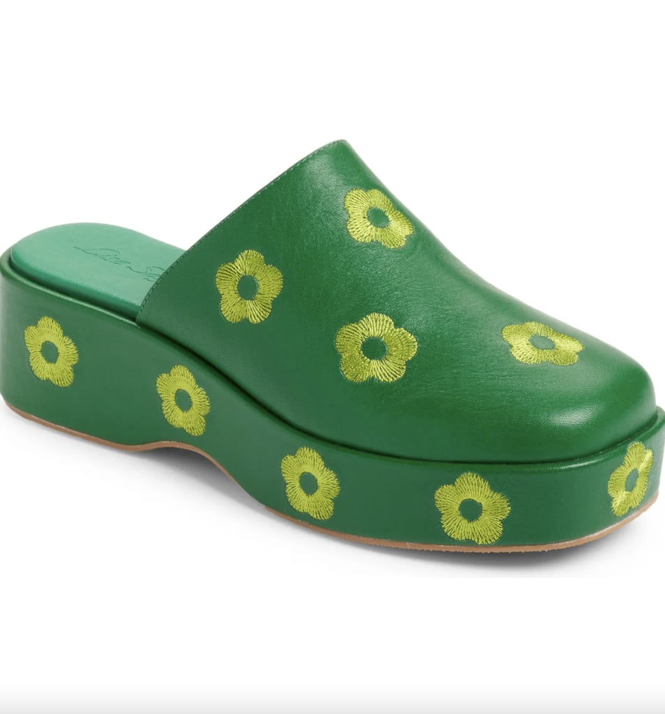 An Embroidered Dakota Clog