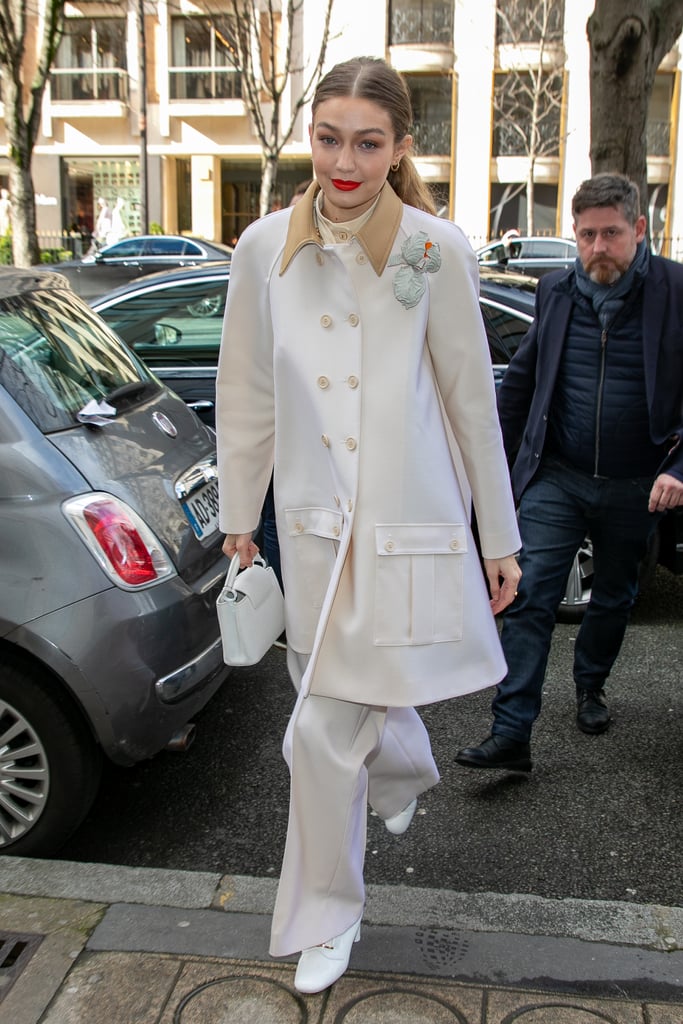 Gigi Hadid's Street Style at Paris Fashion Week