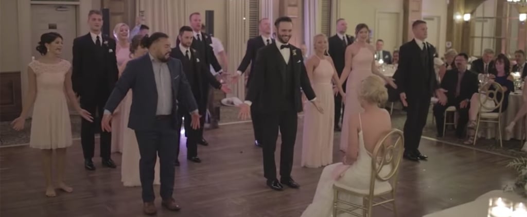 Groomsmen's Disney Dance Performance at a Wedding