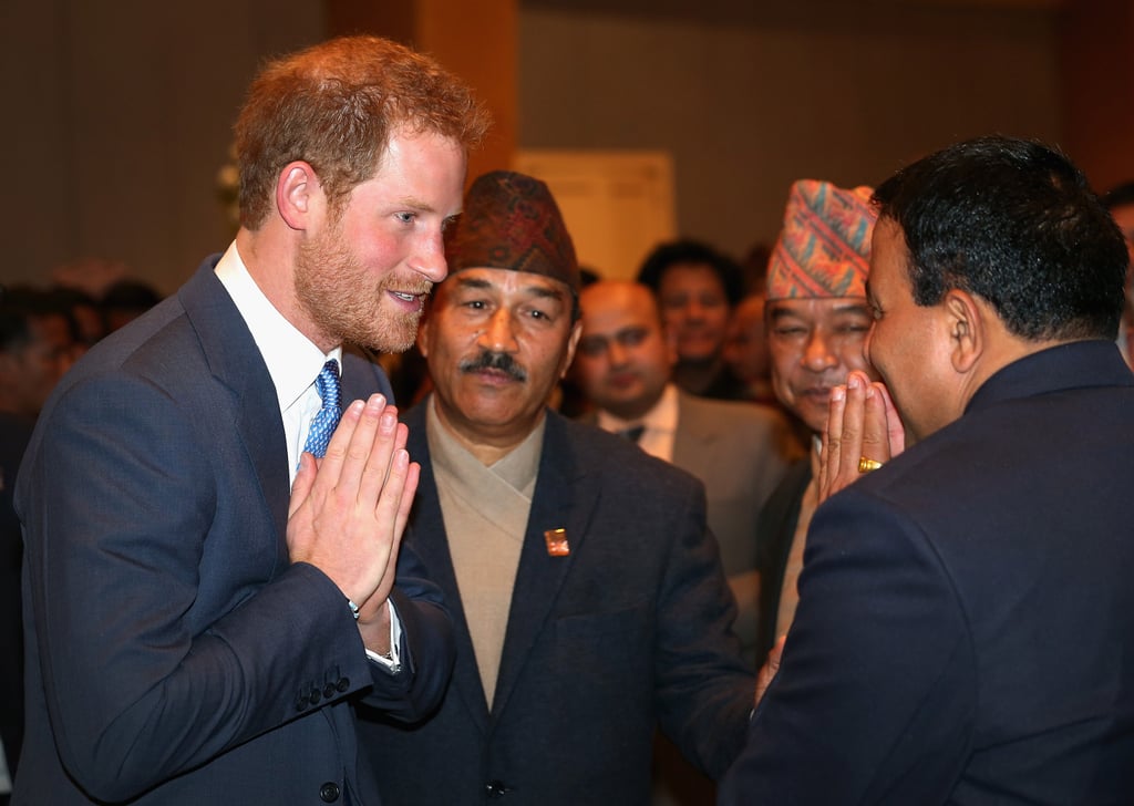 Prince Harry Visits Nepal March 2016