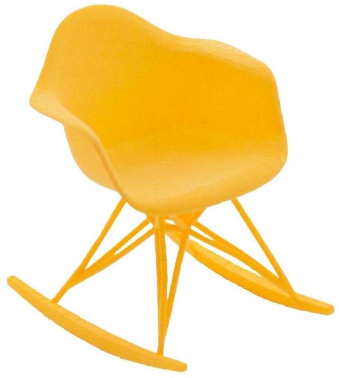Mini A Ture 3D Printed Miniature Eames Rocker Chair ($40)