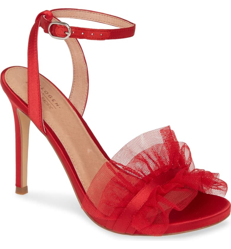 Halogen x Atlantic-Pacific Angelle Ruffle Sandals