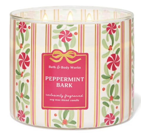 Peppermint Bark 3-Wick Candle