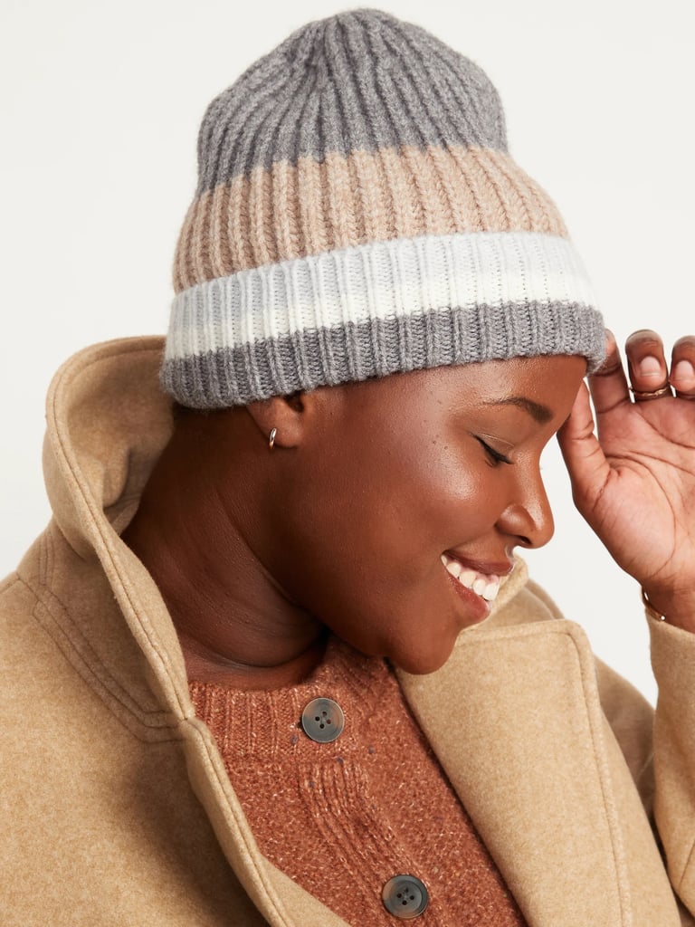 Old Navy Striped Sweater-Knit Beanie