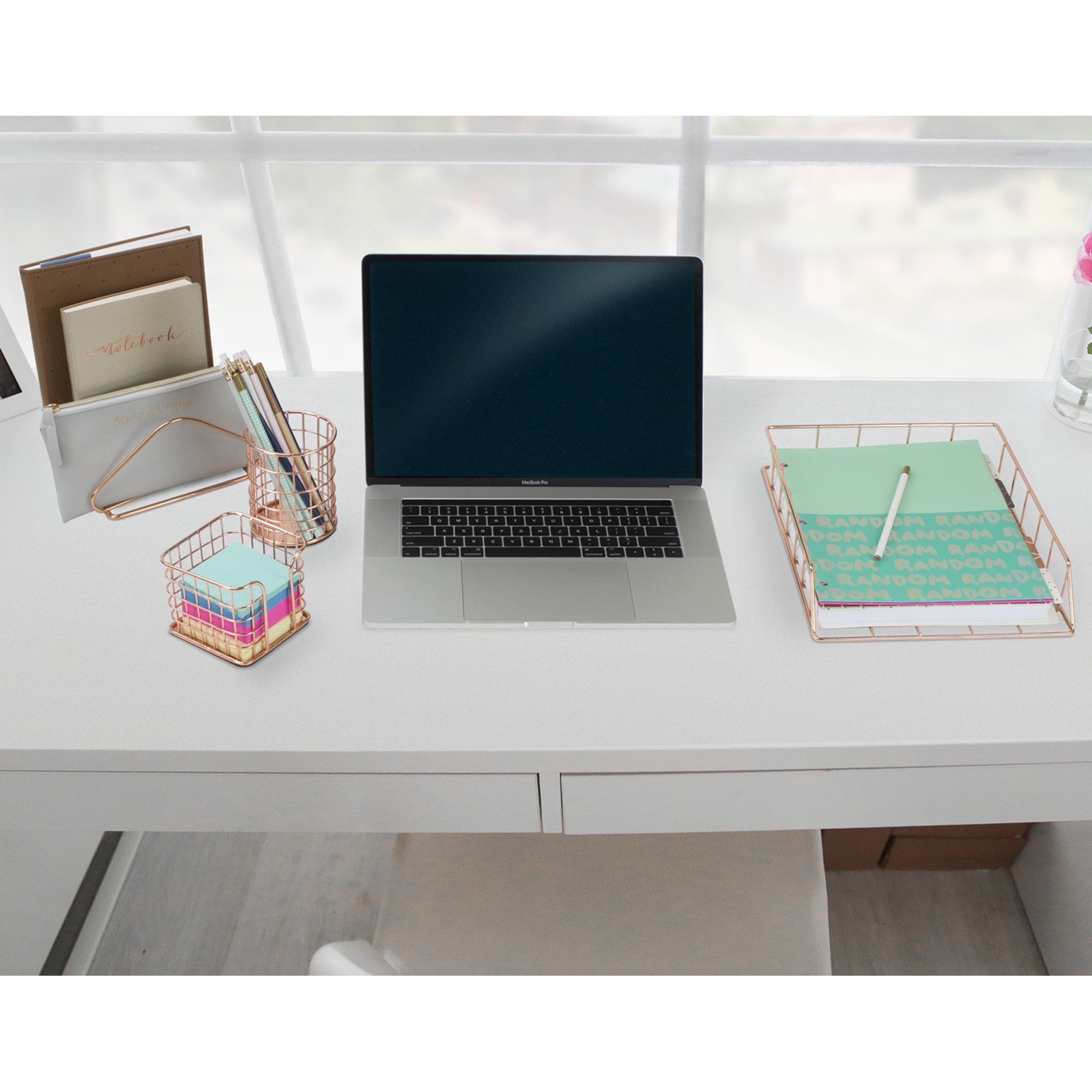 Wire Metal 5 In 1 Desk Organizer Set Add These Dorm Room