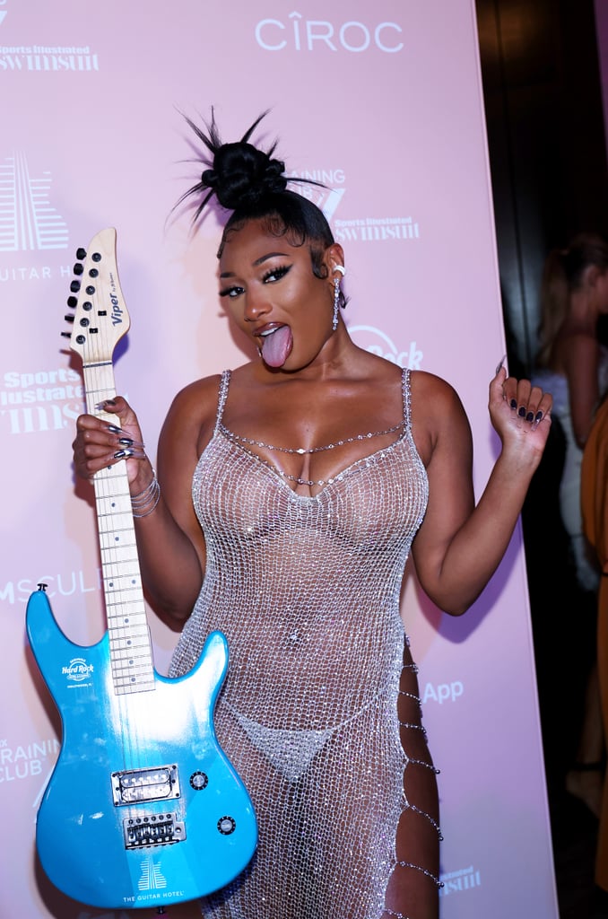 Megan Thee Stallion, Leyna Bloom at Sports Illustrated Party