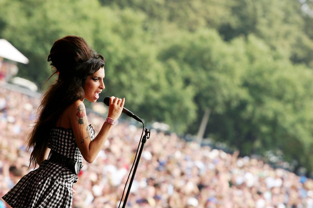 Amy Winehouse performed hits like "Rehab," "Back to Black," and "You Know I'm No Good" during her 2007 set.