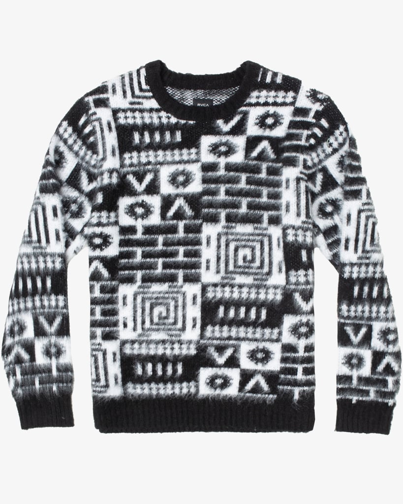 Shop Similar: RVCA Curren Checks Crewneck Sweater