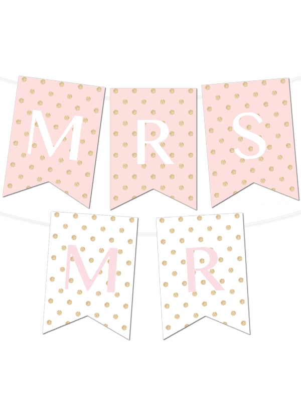 Glitter Polka-Dot Banner