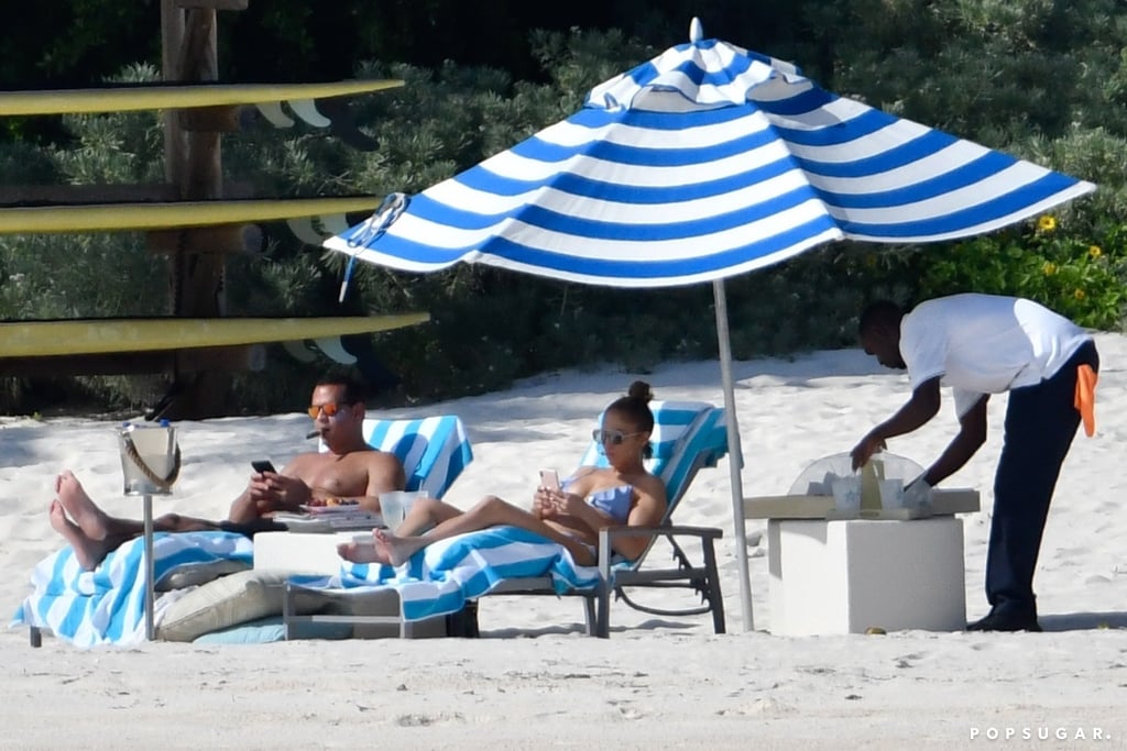 Jennifer Lopez and Alex Rodriguez in the Bahamas March 2019