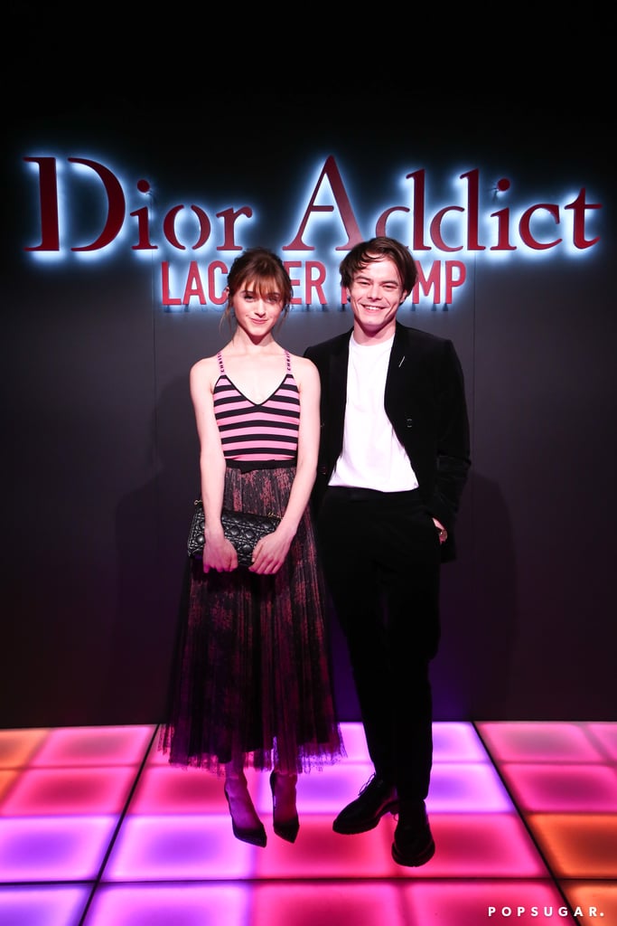 Charlie Heaton and Natalia Dyer at Dior Event March 2018