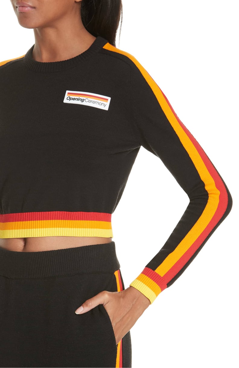 Opening Ceremony Crop Logo Sweater