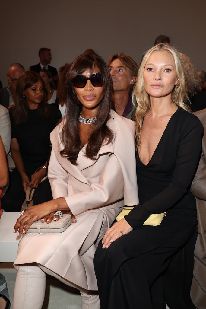 Naomi Campbell and Kate Moss at the Fendi Show in Milan