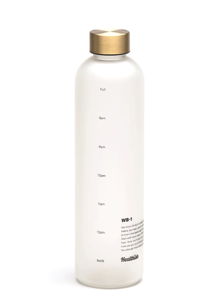 Water Bottle With Measurements Healthish WB1 Bottle Timed Water