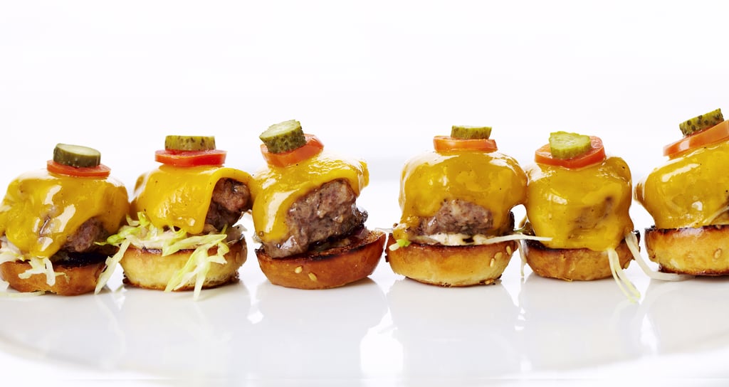 Mini Kobe Burgers With Aged Cheddar and Remoulade