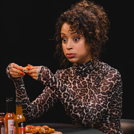 Liza Koshy Impression of Beyoncé on Hot Ones Video