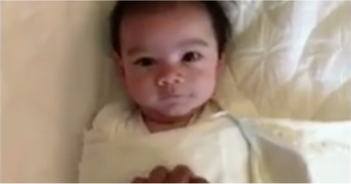 Viral Video of Baby Throwing Arms Up Every Morning POPSUGAR Family