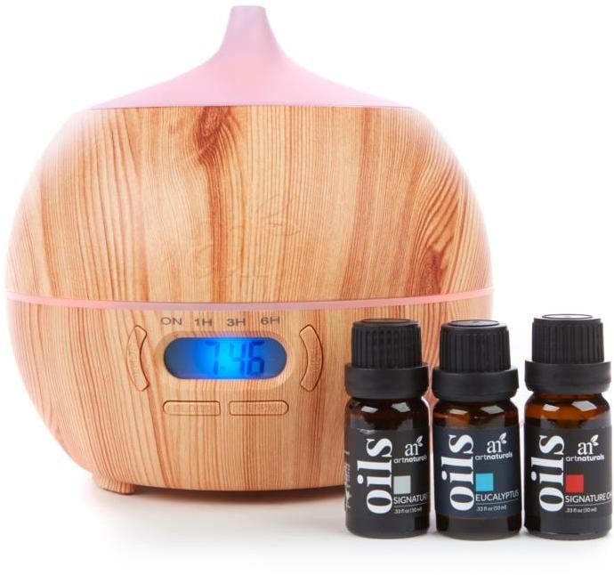 Artnaturals Bluetooth Oil Diffuser With 3 Essential Oils Aromatherapy