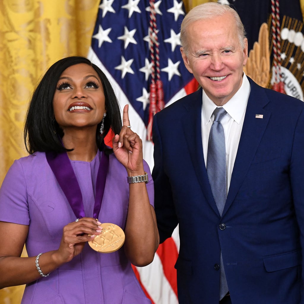 Mindy Kaling Honored With National Medal of Arts at the White House: 