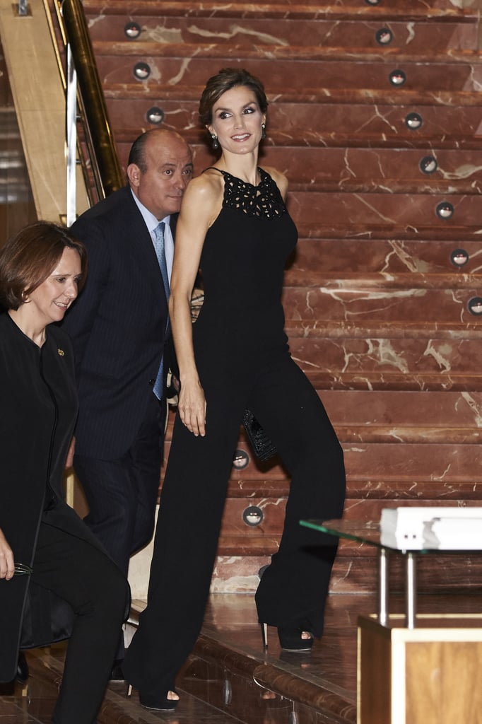 When She Wore a Sleek Black Jumpsuit
