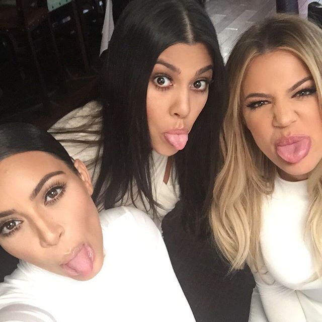 Kourtney Kardashian With Kim and Khloe After Split | Photos | POPSUGAR Celebrity