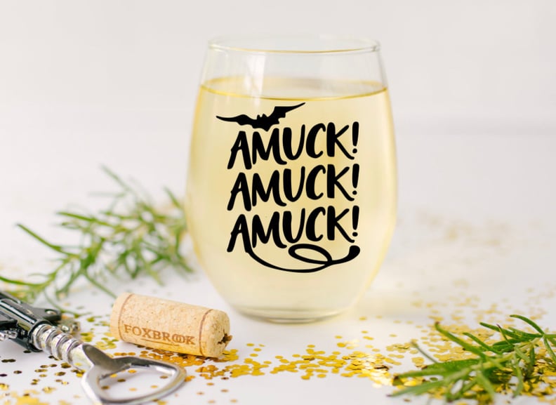 Hocus Pocus Amuck! Wine Glass