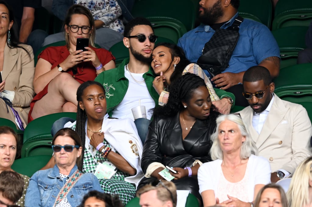 maya jama ben simmons wimbledon