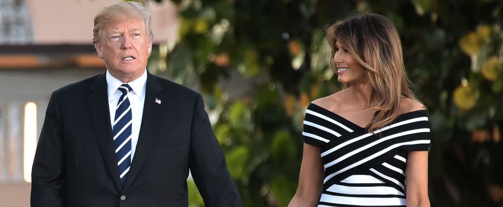 Melania Trump's Carolina Herrera Striped Dress