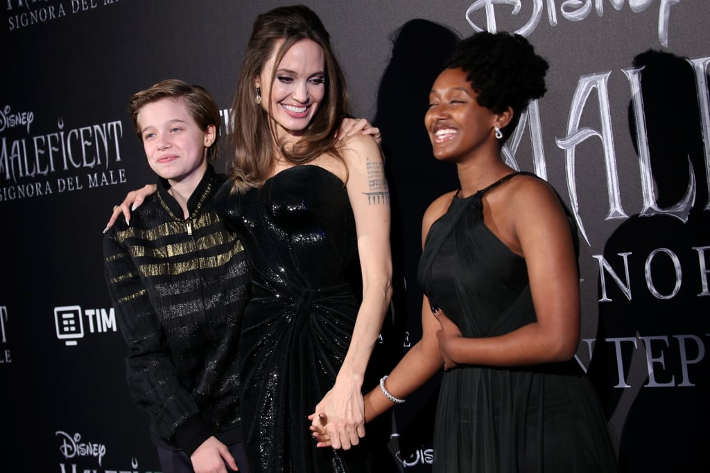 Angelina Jolie and Her Kids at Maleficent 2 Europe Premiere