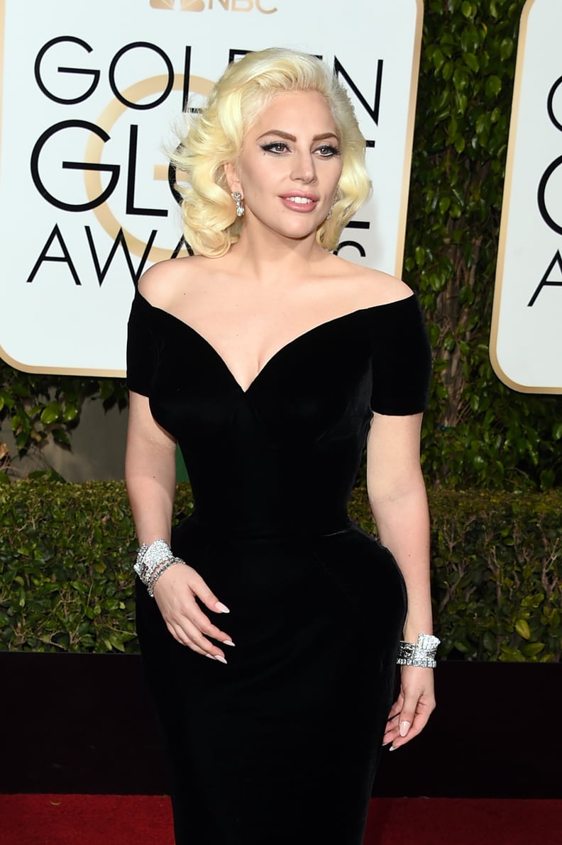 Lady Gaga's Gown at the Golden Globes 2016 | PS Fashion