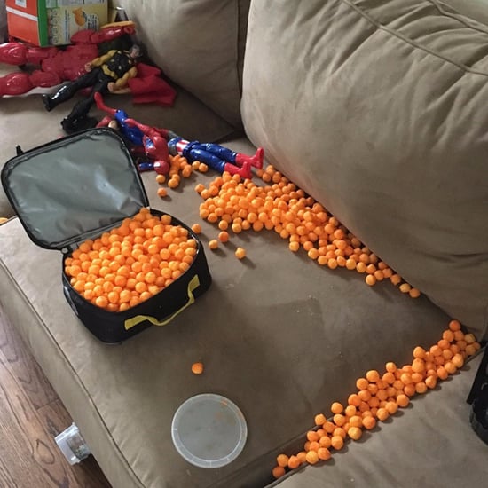 3-Year-Old Packs His Own Lunch With Cheese Balls