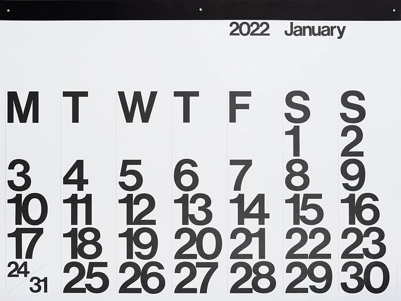 A Calendar That Doubles as Art: Stendig 2022 Wall, Office and Home Calendar