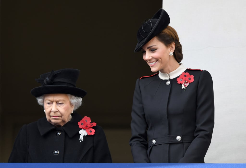 Royal Family at Remembrance Day Sunday Service 2018