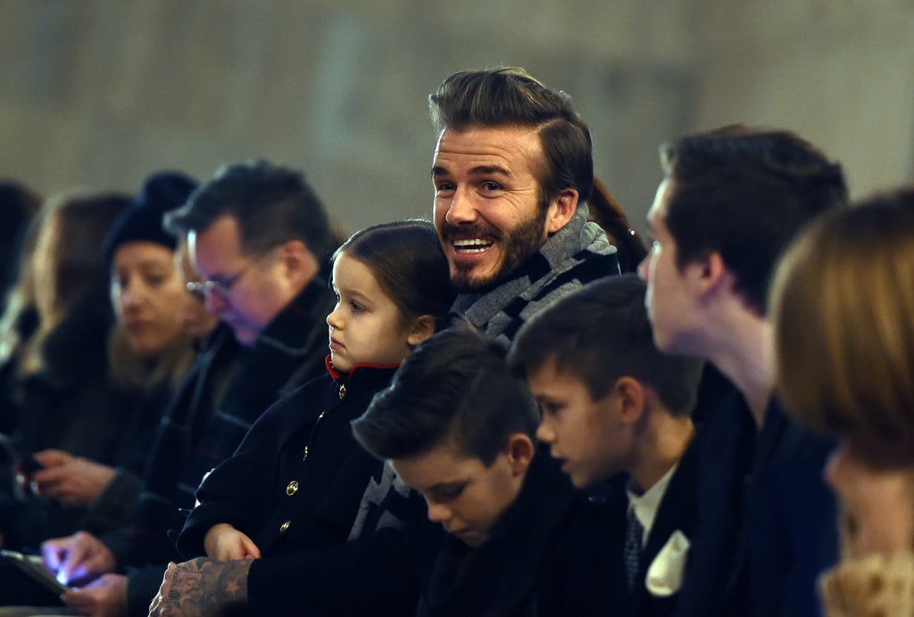 The Beckham Family at Victoria Beckham's Fashion Show 2016