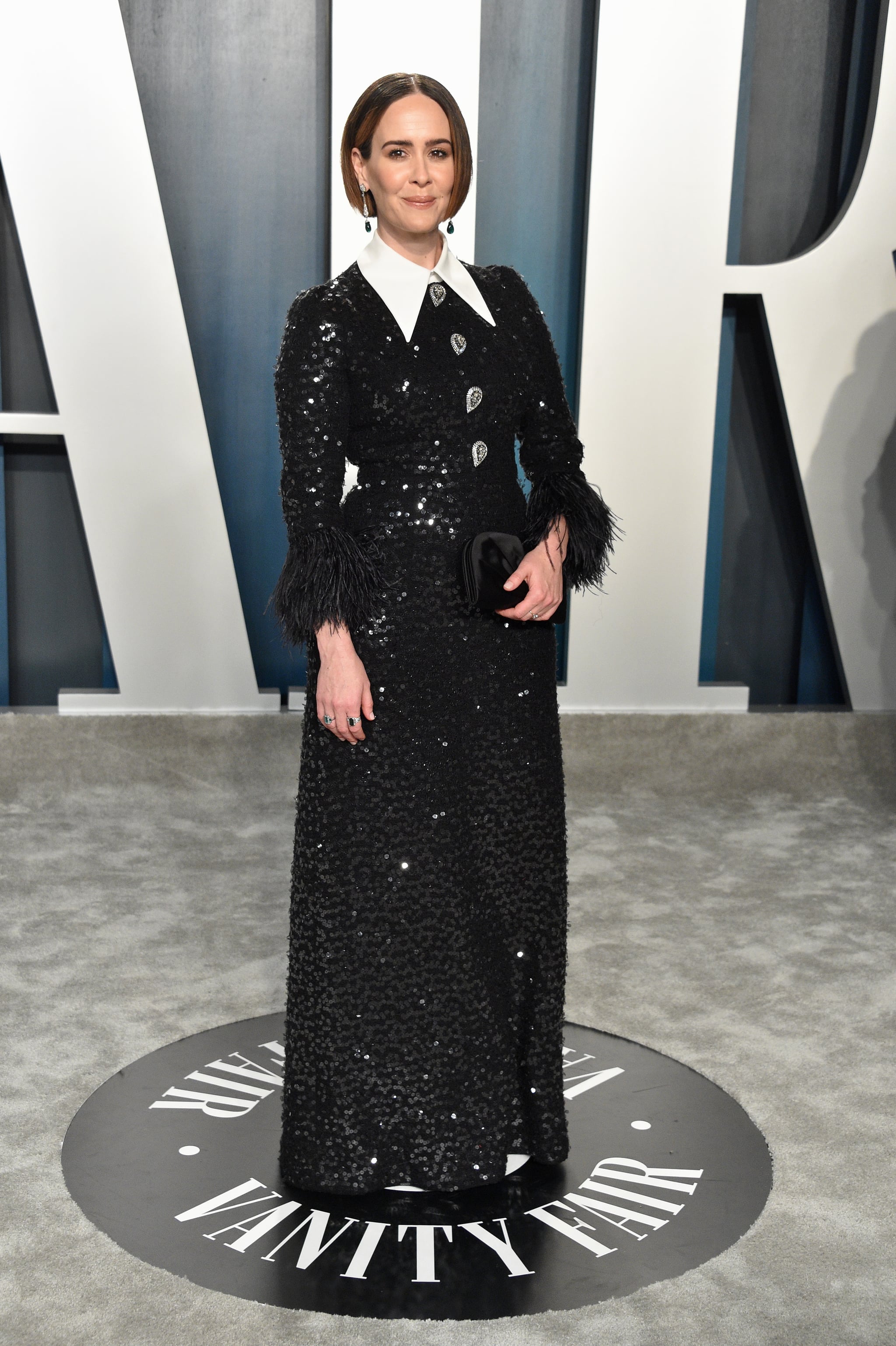 Sarah Paulson at the Vanity Fair Oscars Afterparty 2020