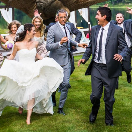 Jeff Goldblum in Jurassic Park Wedding Photo