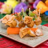 Crispy Crab & Prawn Money Bags, With Chestnut & Coriander Crispy Crab & Prawn Money Bags, With Chestnut & Coriander