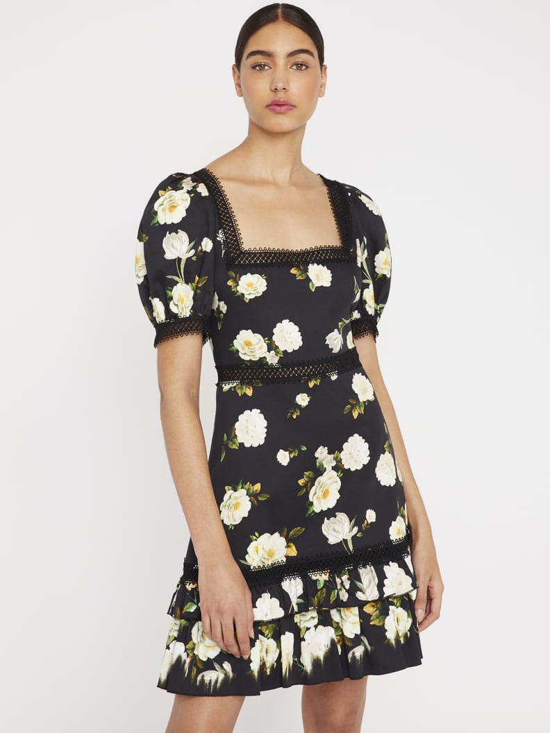 Alice + Olivia Wylie Floral Mini Dress