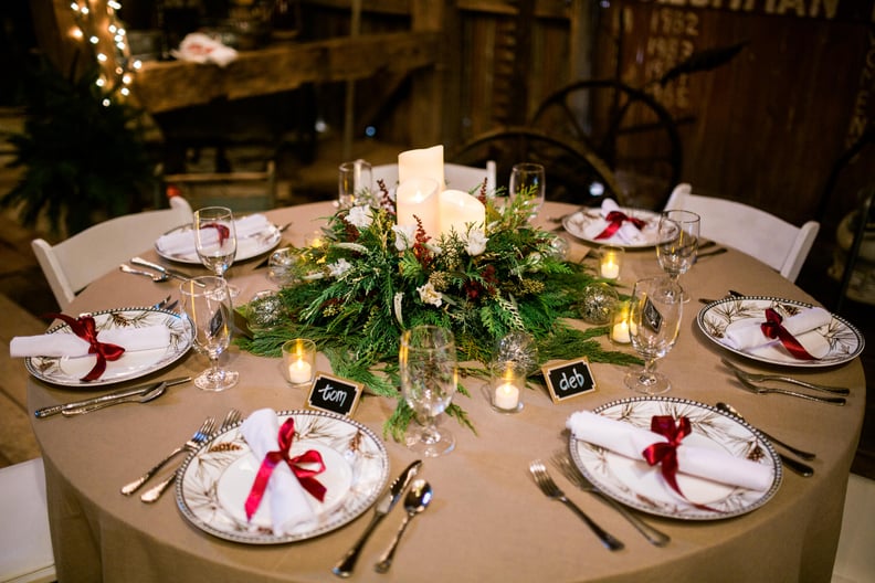 Red Ribbon Napkin Holders