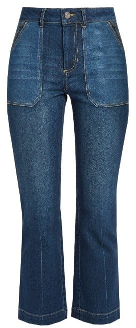 Rebecca Taylor Denim Kick Flare Jeans ($295)
